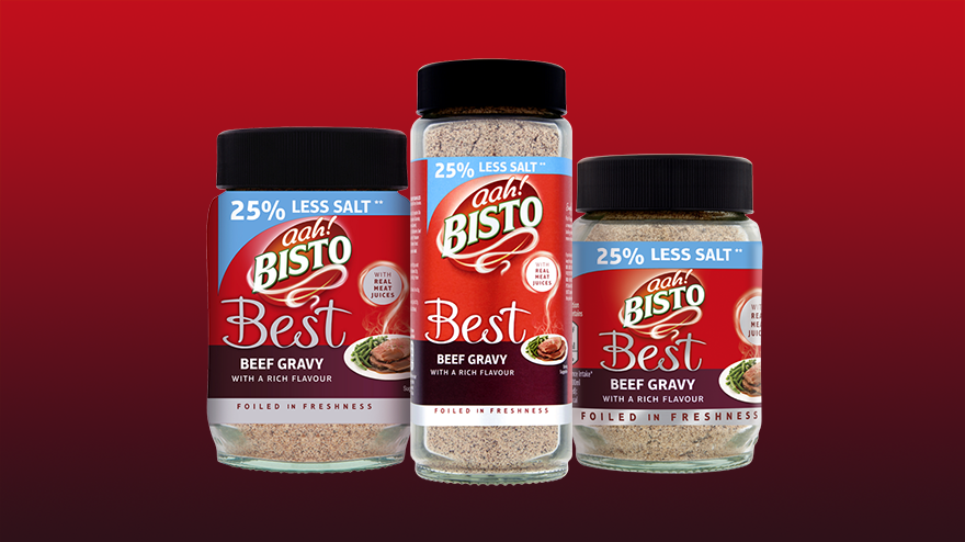 Bisto best reduced salt beef gravy range